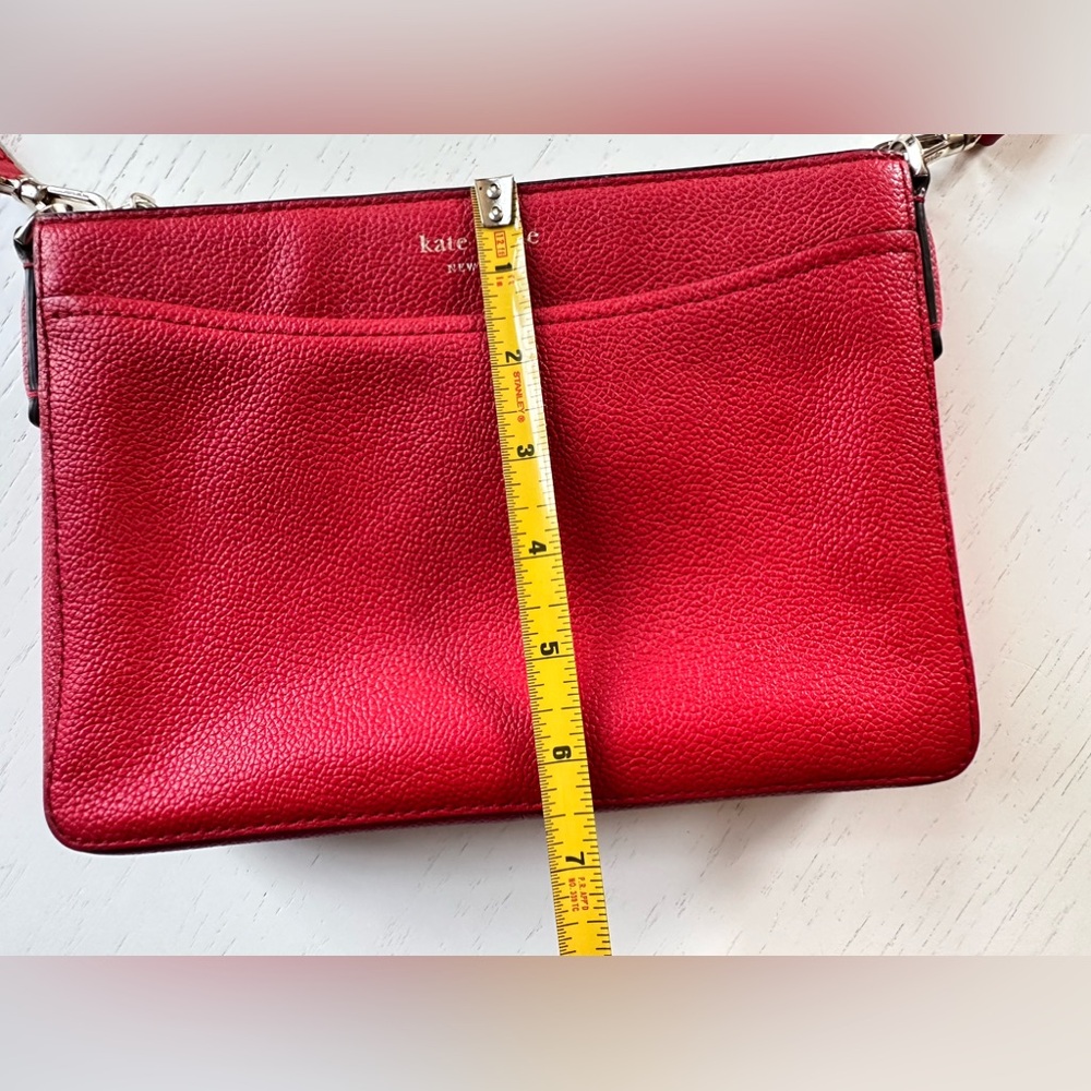 EUC!! Cherry Red Kate Spade Cross Body Bag! - Picture 11 of 14